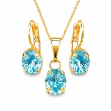 Komplekt „Mystic II (Aquamarine)“ koos Swarovski® kristallidega
