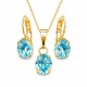  Komplekt „Mystic II (Aquamarine)“ koos Swarovski® kristallidega