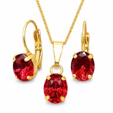  Komplekt „Mystic II (Scarlet)“ koos Swarovski® kristallidega