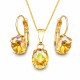  Komplekt „Mystic II (Light Topaz Shimmer)“ koos Swarovski® kristallidega