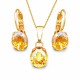  Komplekt „Mystic II (Light Topaz Shimmer)“ koos Swarovski® kristallidega