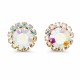 Earrings “Glory (Aurora Borealis)” created with Preciosa® crystals