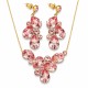 Komplekt „Fillory Magic (Light Rose)“ koos Preciosa® kristallidega