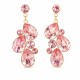Naiste kõrvarõngad Diamond Sky „Fillory Magic (Light Rose)“ koos Preciosa® kristallidega