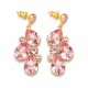 Naiste kõrvarõngad Diamond Sky „Fillory Magic (Light Rose)“ koos Preciosa® kristallidega
