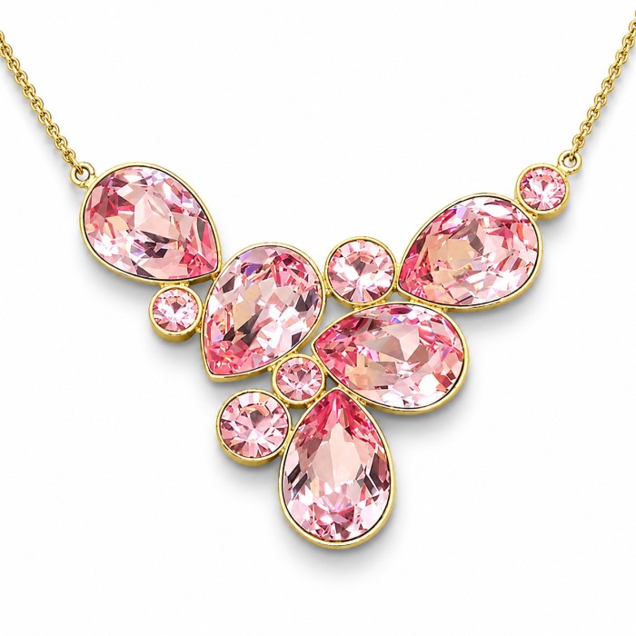 Pendant “Fillory Magic (Light Rose)” created with Preciosa® crystals