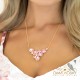 Pendant “Fillory Magic (Light Rose)” created with Preciosa® crystals
