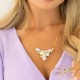 Pendant “Fillory Magic (Aurora Borealis)” created with Preciosa® crystals