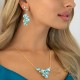 Ehtekomplekt naistele „Fillory Magic (Aqua Bohemica)“ Preciosa® kristallidega