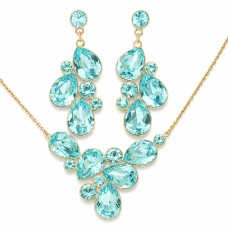 Ehtekomplekt naistele „Fillory Magic (Aqua Bohemica)“ Preciosa® kristallidega