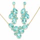 Ehtekomplekt naistele „Fillory Magic (Aqua Bohemica)“ Preciosa® kristallidega