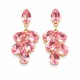 Kõrvarõngad „Amber II (Light Rose)“ Preciosa® kristallidega