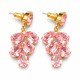 Kõrvarõngad „Amber II (Light Rose)“ Preciosa® kristallidega