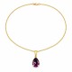 Naiste ehete komplekt „Crystal Drop (Amethyst)“ koos Preciosa® kristallidega