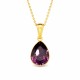 Hõbedane ripats „Crystal Drop (Amethyst)“ Preciosa® kristallidega