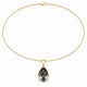 Naiste ehete komplekt „Crystal Drop (Black Diamond)“ koos Preciosa® kristallidega