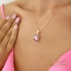 Женский комплект «Винтаж V (Light Siam Shimmer)» с кристаллами Swarovski®