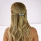 Juuksesõlg naistele DiamondSky „Glare (Aquamarine)“ Swarovski® kristallidega