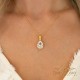 Naiste kaelakee DiamondSky „Crystal Drop“ Preciosa® kristallidega