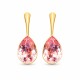 925 Sterling Silver earrings “Crystal Drop (Light Rose)” with Preciosa® crystals