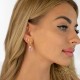 925 Sterling Silver earrings “Crystal Drop (Light Rose)” with Preciosa® crystals