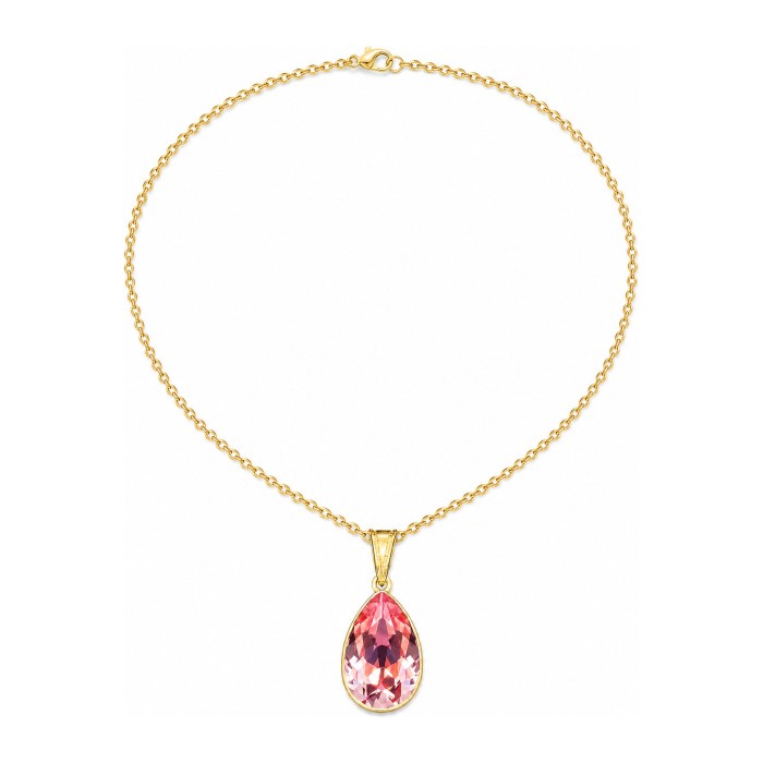 Naiste ehete komplekt „Crystal Drop (Light Rose)“ koos Preciosa® kristallidega