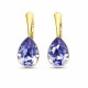 Naiste kõrvarõngad Diamond Sky „Crystal Drop (Tanzanite)“ koos Preciosa® kristallidega