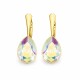 Naiste kõrvarõngad Diamond Sky „Crystal Drop (Aurora Borealis)“ koos Preciosa® kristallidega