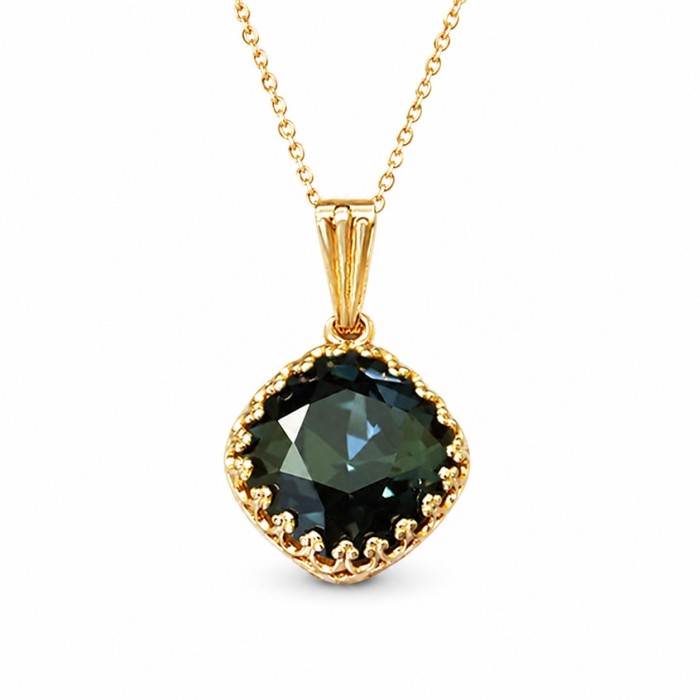Женский комплект «Винтаж IV (Graphite)» с кристаллами Swarovski®