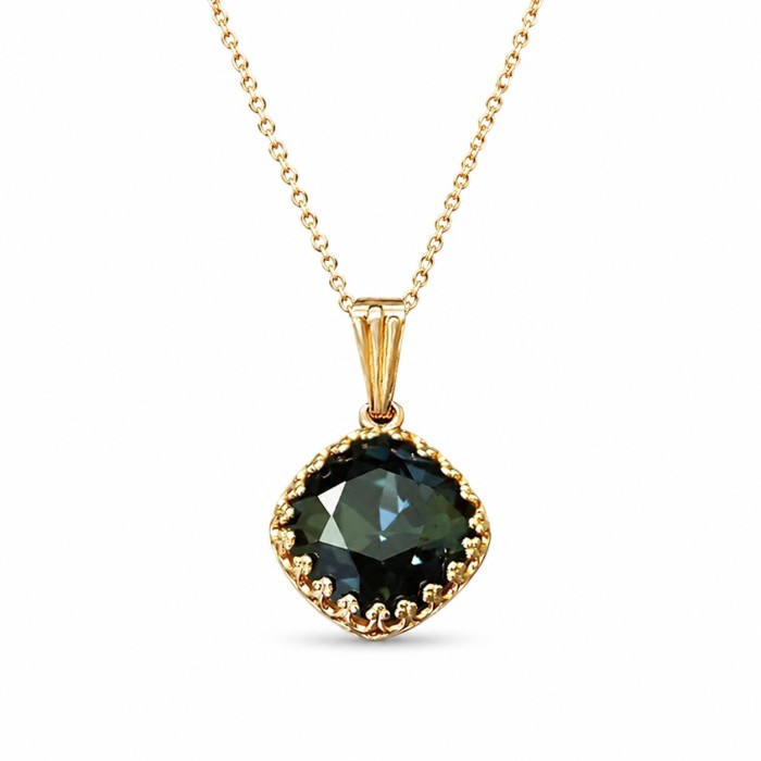 Женский комплект «Винтаж IV (Graphite)» с кристаллами Swarovski®