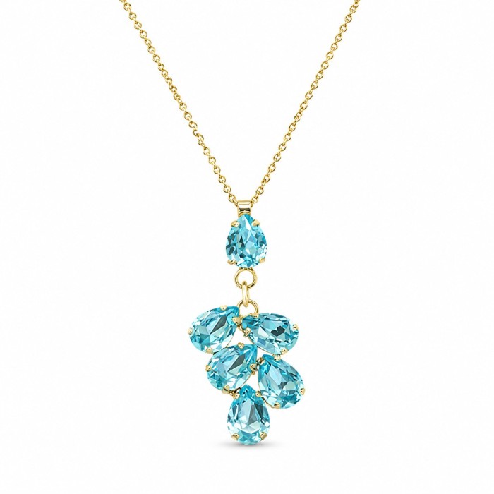 Ripats „Amber II (Aqua Bohemica)“ Preciosa® kristallidega