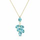 Ripats „Amber II (Aqua Bohemica)“ Preciosa® kristallidega