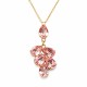 Кулон «Эмбер II (Light Rose)» с кристаллами Preciosa®