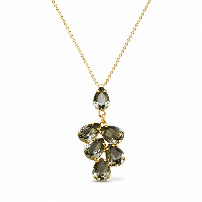 Ripats „Amber II (Black Diamond)“ Preciosa® kristallidega