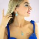 Jewelry Set “Amber II (Aqua Bohemica)” created with Preciosa® crystals