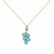 Ripats „Amber II (Aqua Bohemica)“ Preciosa® kristallidega