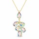 Ripats „Amber II (Aurora Borealis)“ Preciosa® kristallidega