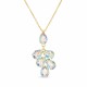 Ripats „Amber II (Aurora Borealis)“ Preciosa® kristallidega