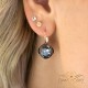 Женский комплект «Ослепительный Блеск V (Silver Night)» с кристаллами Swarovski®