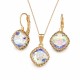Ehtekomplekt naistele „Vintage IV (Aurora Borealis)“ Swarovski® kristallidega