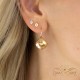Женский комплект «Ослепительный Блеск V (Golden Shadow)» с кристаллами Swarovski®