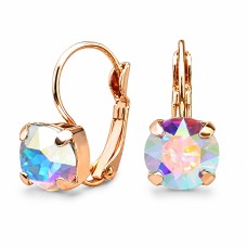 Earrings “Glory II (Aurora Borealis)” created with Crystals by Swarovski®