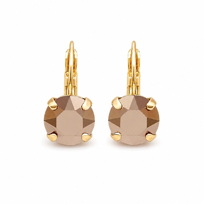 Naiste kõrvarõngad Diamond Sky „Glory II (Rose Gold)“ koos Swarovski kristallidega