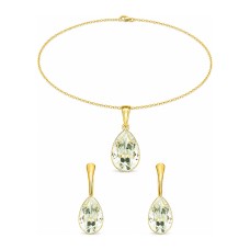 Naiste ehete komplekt „Crystal Drop“ koos Preciosa® kristallidega