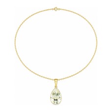 925 Sterling Silver pendant “Crystal Drop” with Preciosa® crystals