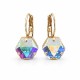 Earrings “Kaleidoscope” (Aurora Borealis) dazzling with Crystals by Swarovski®