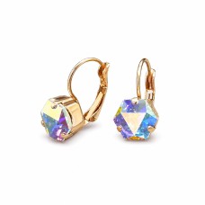 Naiste kõrvarõngad Diamond Sky „Kaleidoscope (Aurora Borealis)“ koos Swarovski kristallidega