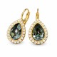 Ehtekomplekt naistele „Celestial Drop (Silver Night)“ Swarovski® kristallidega