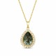 Ehtekomplekt naistele „Celestial Drop (Silver Night)“ Swarovski® kristallidega
