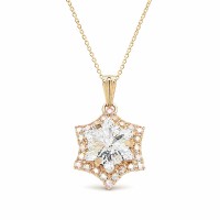 Pendant “Snowflake” created with Crystals by Swarovski®